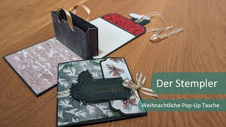 Weihnachtliche PopUp Tasche | Der Stempler ~ Stampin Up!