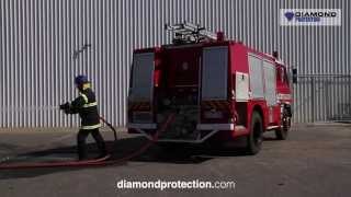 How to bowl out a fire hose and show water