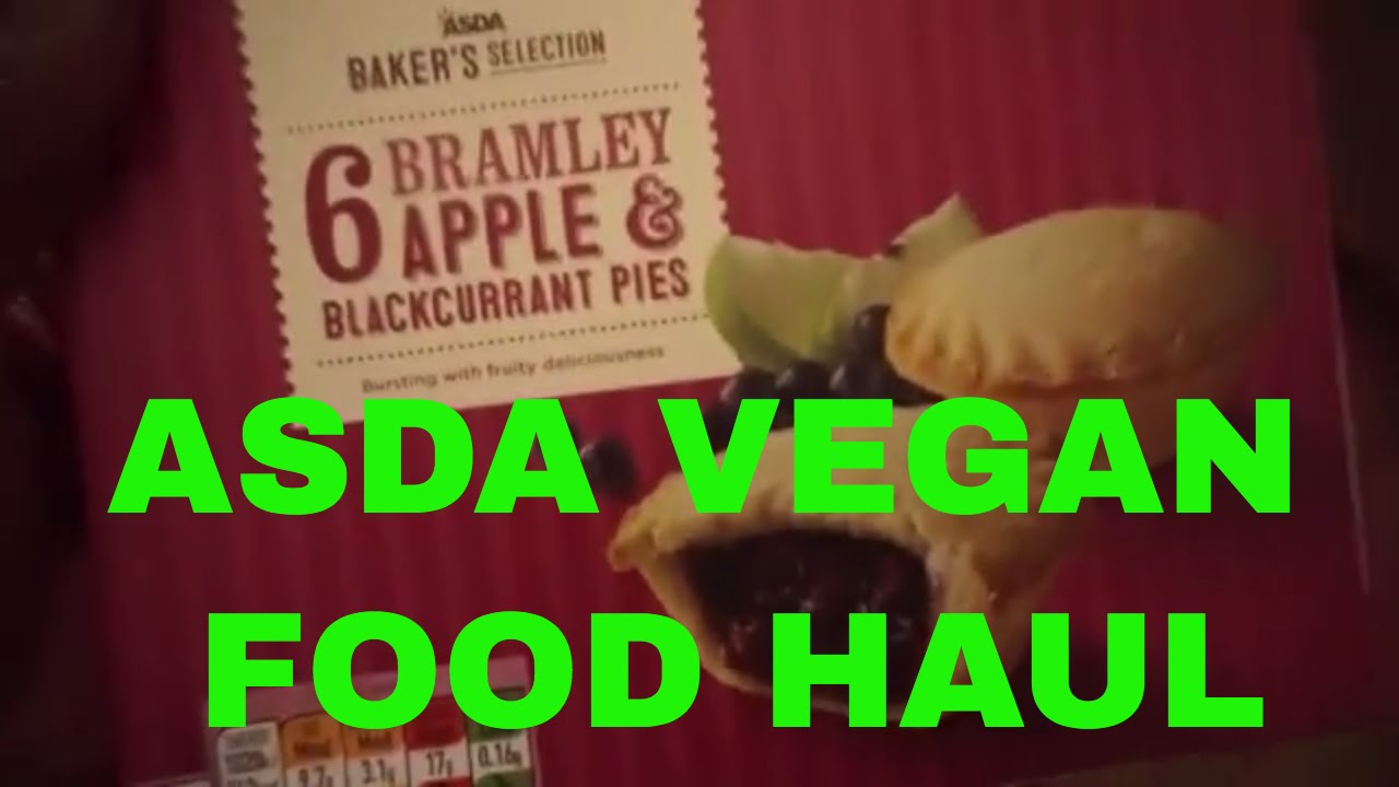 Asda vegan food haul YouTube