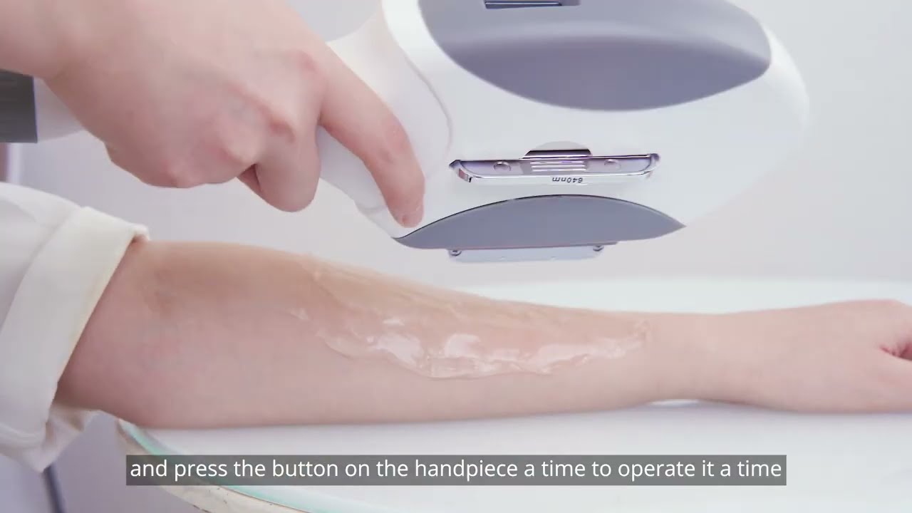 HR-K600P How to install and use?IPL Hair Removal And Wrinkle Removal Cosmetic Machine