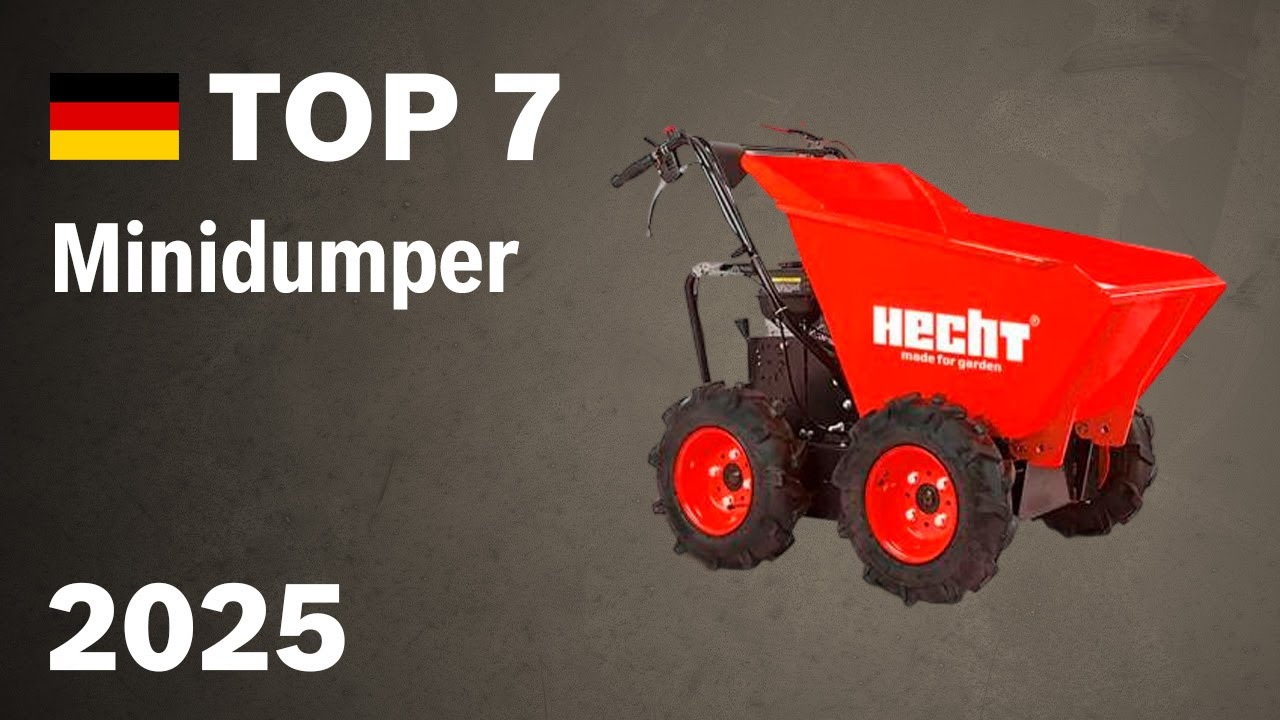 TOP—7. Beste Minidumper. Test & Vergleich 2025
