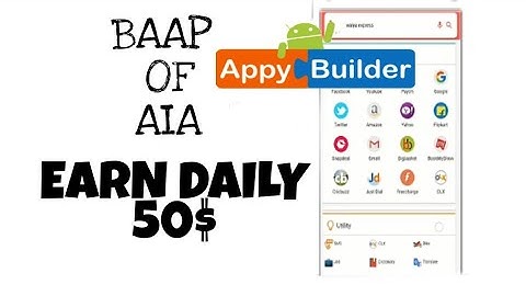 BAAP of aia earn 50$ daily shopping app aia file free for Appy builder makeroid and thunkable aia .