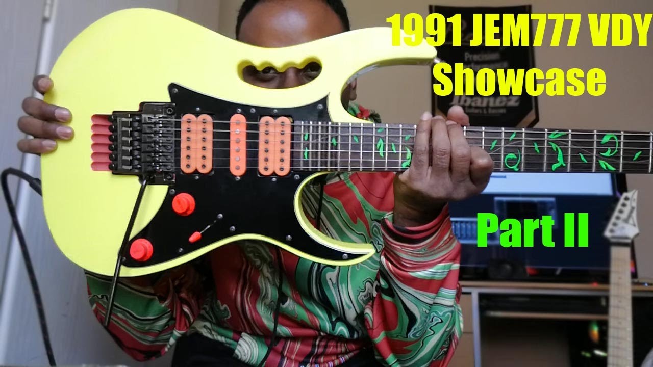 1991 Ibanez JEM777 VDY Showcase! Part II