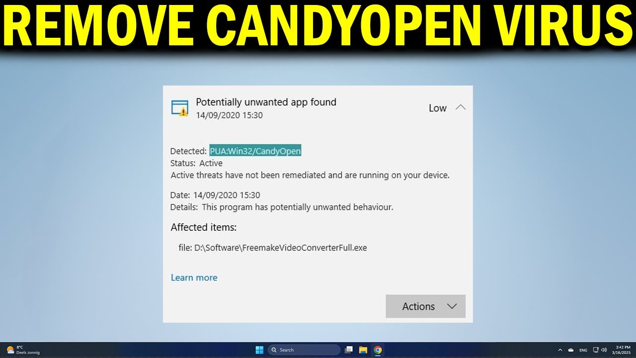 Candyopen How To Remove PUABundler Win32 CandyOpen - YouTube