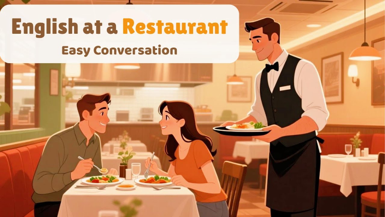 English at a Restaurant 🍽️ |  Polite Ordering & Paying | KOD Let’s Talk English