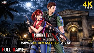 RESIDENT EVIL CODE: VERONICA X | 4K REMASTERED TEXTURES | FULL GAME Walkthrough | No Commentary