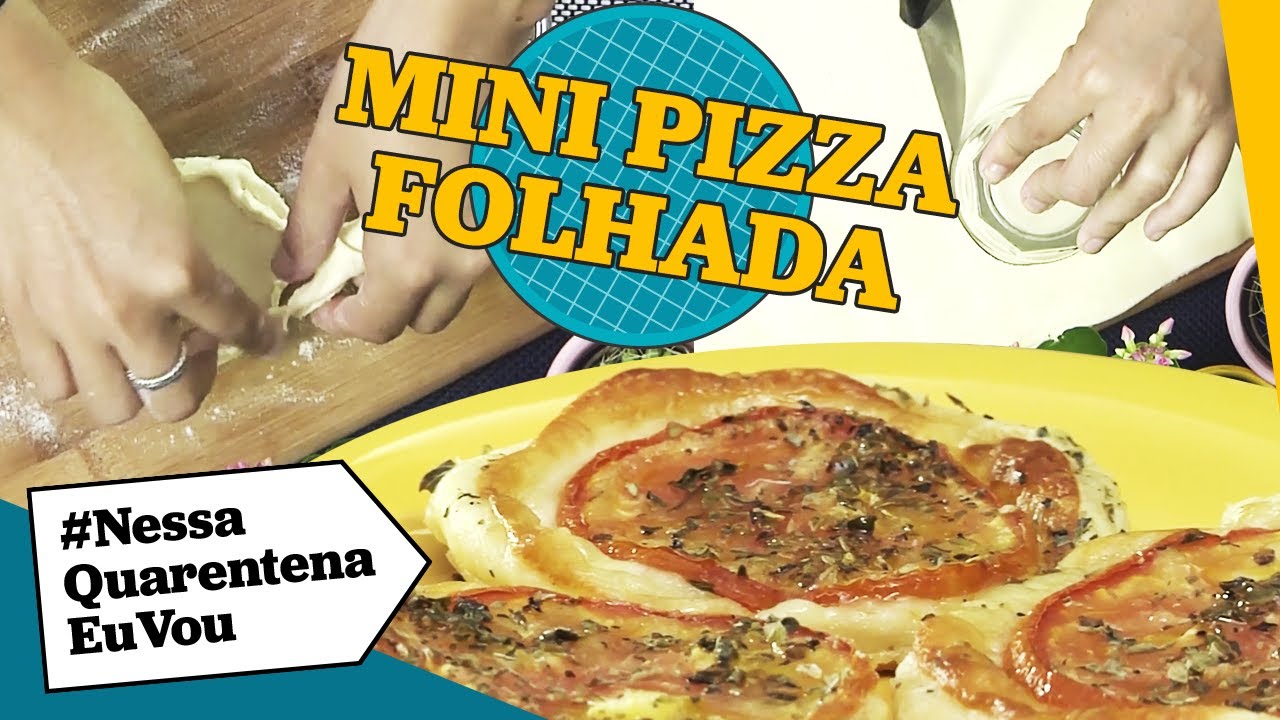 MINIPIZZA FOLHADA | Jeito fácil e gostoso de preparar pizza em casa