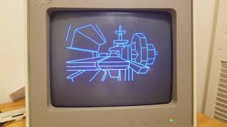 Silpheed intro on IBM PS/2 model 25 8086 color