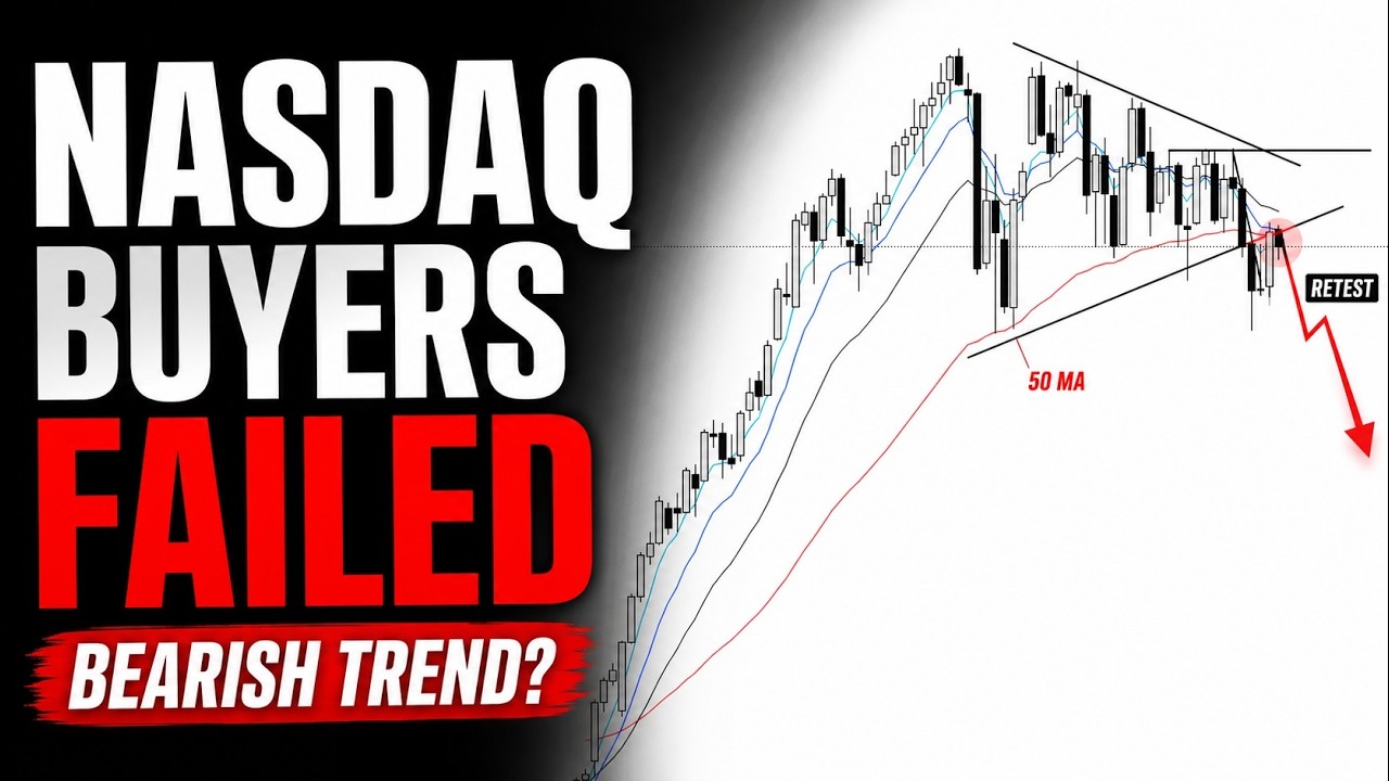 Nasdaq Technical Analysis: Failed Bullish Pennant and Trend Confirmation