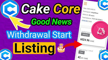 cake core airdrop | cake core listing price | cake core listing | cakecore price  #touchShajidkhan
