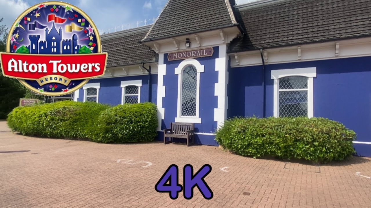 Alton Towers Resort Monorail 4K On Ride May 2025