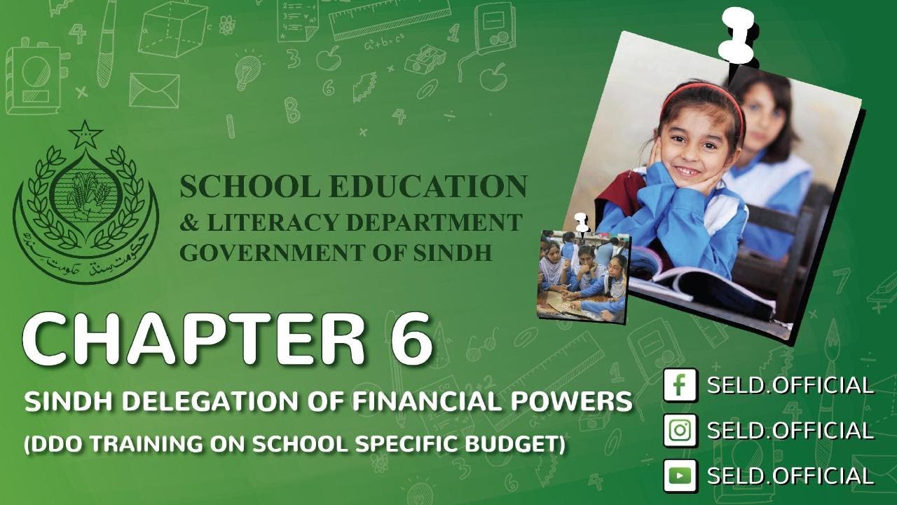 Chapter 6   Sindh Delegation of Financial Powers