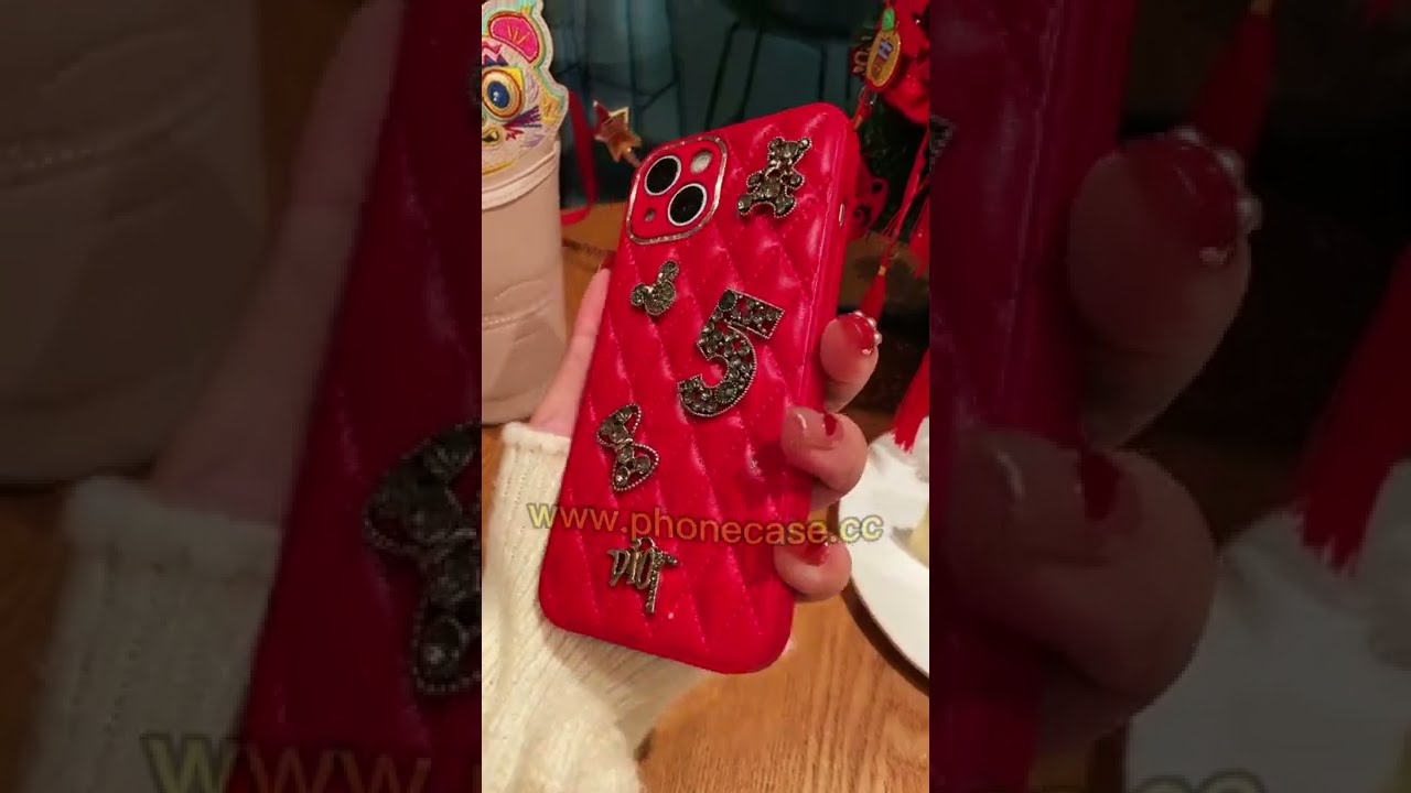 High Quality Red Rhombus iPhone Case Unboxing