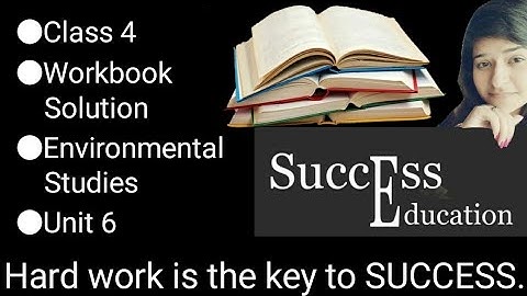 Class 4 | Environmental Studies | Workbook solution | NCERT | Unit 6 | Riya