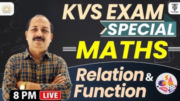 KVS EXAM 2022 | Special Math | विशेष गणित | Relation & Function | TargetOn
