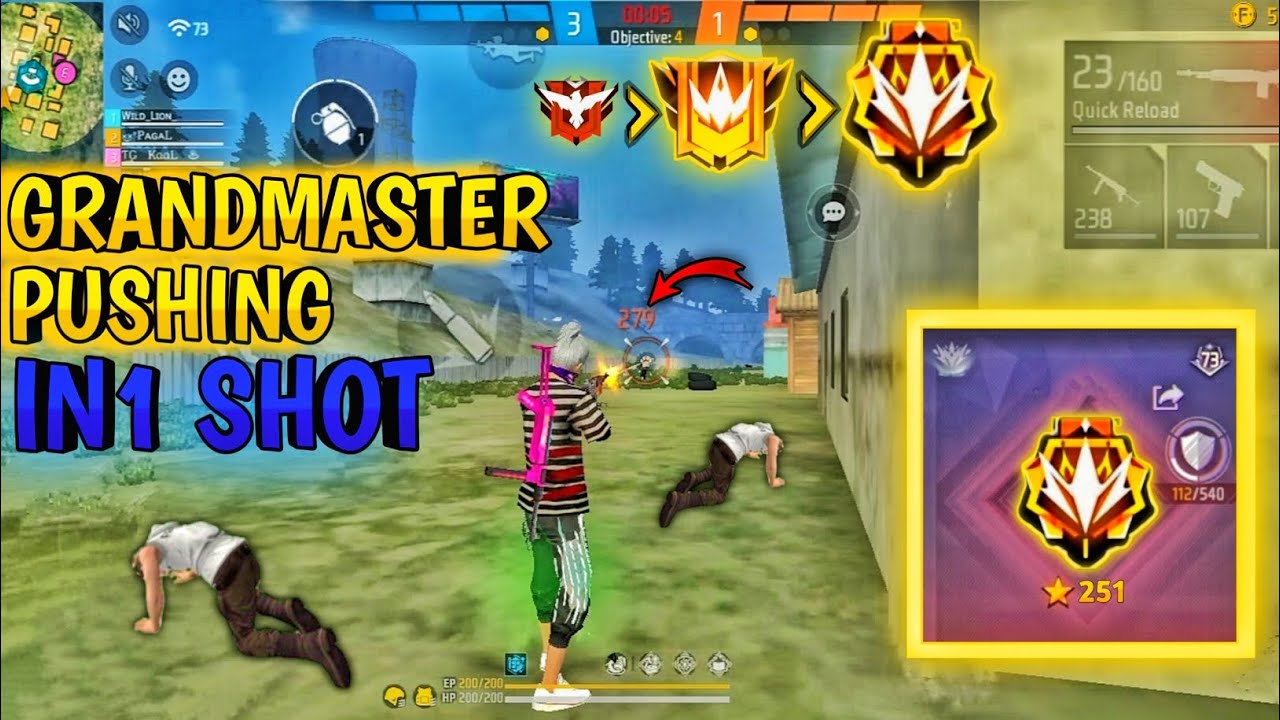 Cs Rank Push || 😜😱😎 | Free Fire || Grandmaster Pushing ||😜😱😎🙀 | # ...