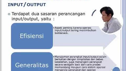 Manajemen Input Output Dalam Sistem Operasi