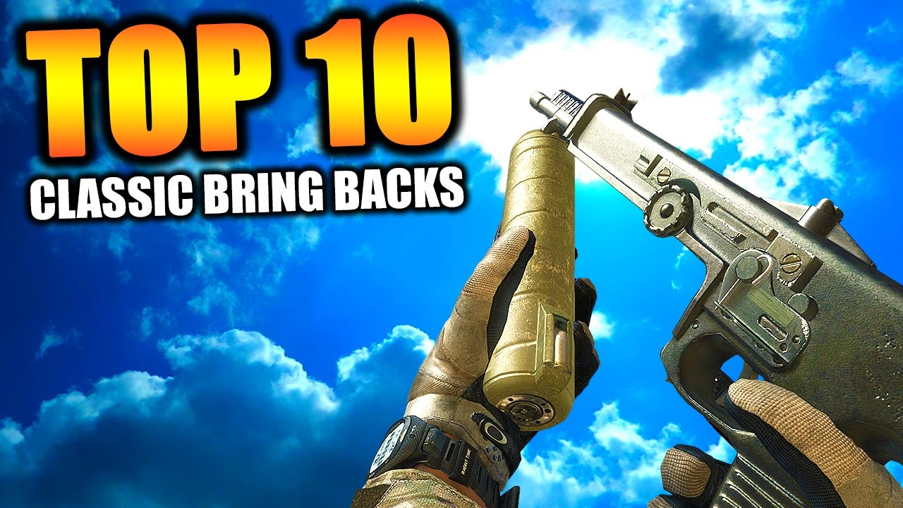 Top 10 "CLASSIC WEAPONS" You Want in INFINITE WARFARE (Top Ten) Call of Duty | Chaos