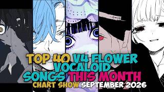 Top 40 v4 flower Vocaloid Songs This Month | Chart Show