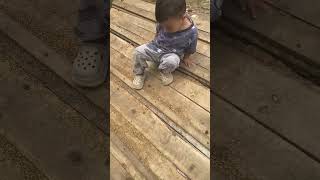 Hati2 yaa Hamzah #bayi #kidsactivities #kidsvideo