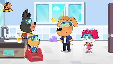 Mobile Phone Jail Adventure | Kids Learn Good Habits | Kids Cartoon | Sheriff Labrador