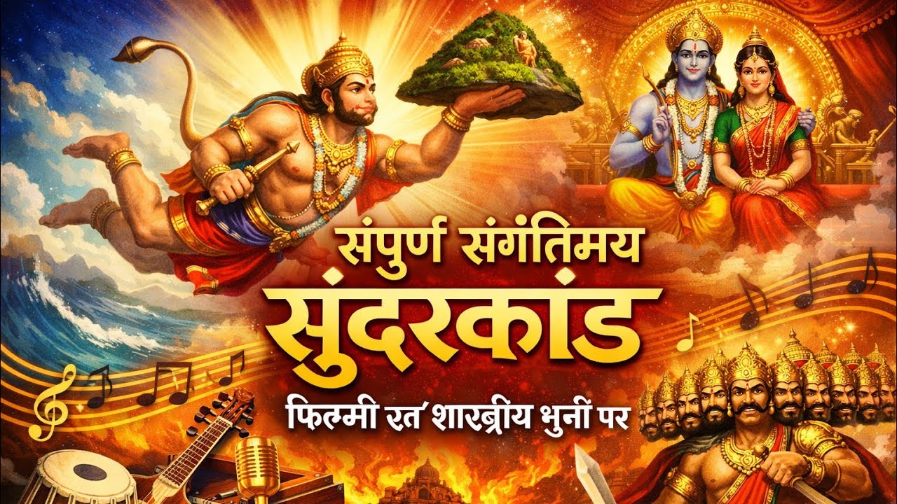 संपूर्ण संगीतमय सुंदरकांड | फिल्मी एवं शास्त्रीय धुनों पर | भावपूर्ण रामायण सुंदरकांड 