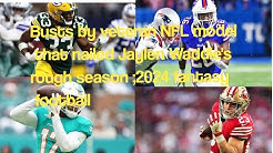Busts by veteran NFL model that nailed Jaylen Waddle's rough season ;2024 fantasy football thumbnail