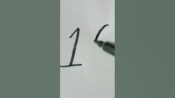 Number names from 1 to 20 in cursive handwriting | Handwriting practice |