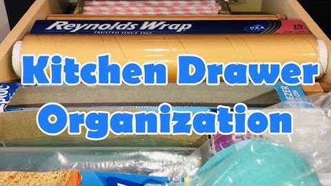 KITCHEN DRAWER ORGANIZATION CLEAN WITH ME