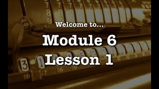 4th Grade: Module 6 - Lesson 1