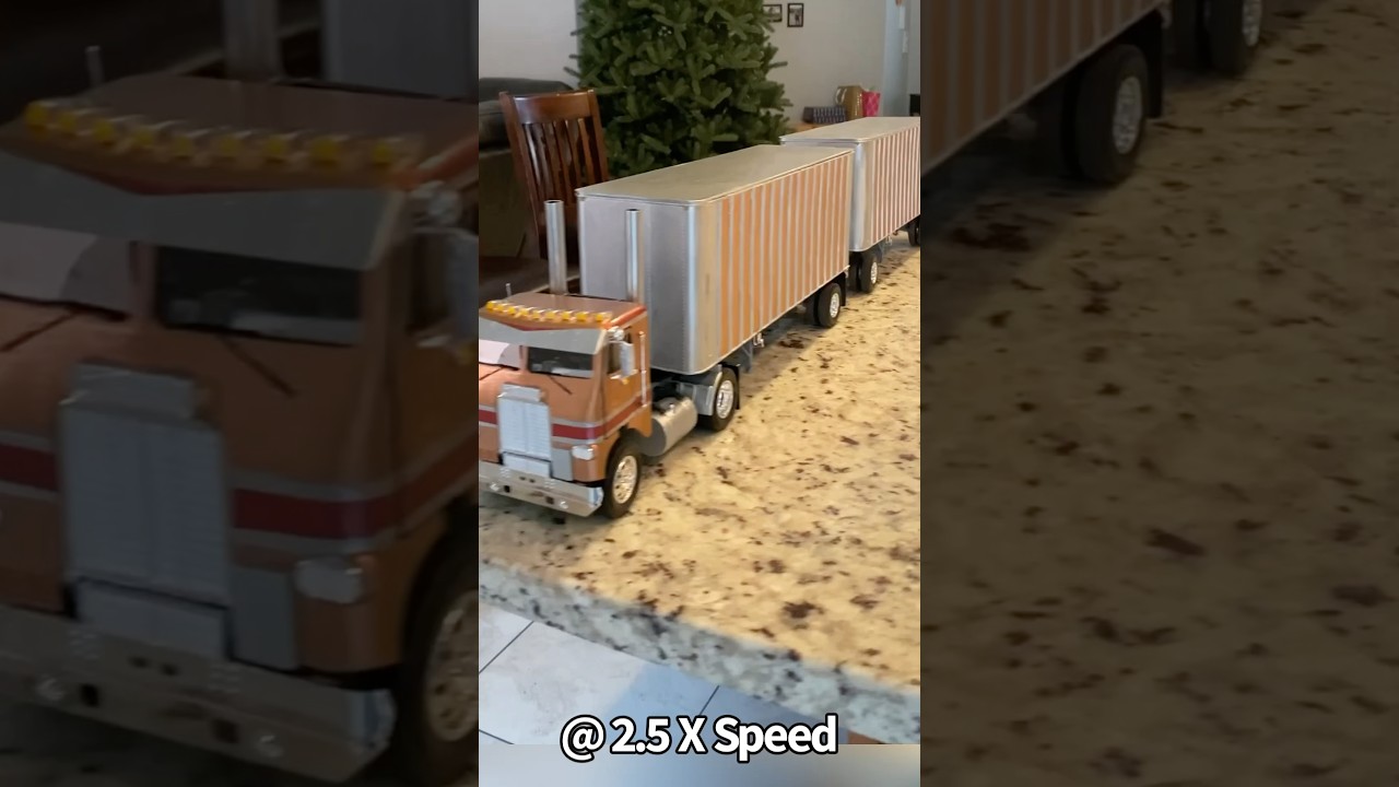 Backing Reversing A-Train Double Trailers