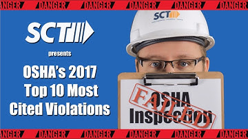 Top 10 Most Cited OSHA Violations of 2017
