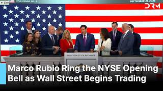 Watch: Marco Rubio Rings New York Stock Exchange Opening Bell To Launch Day’s Trading Af1G