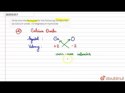 Video: Vad är den kemiska formeln för kalciumdioxid?