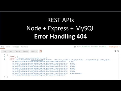 Error Handling in