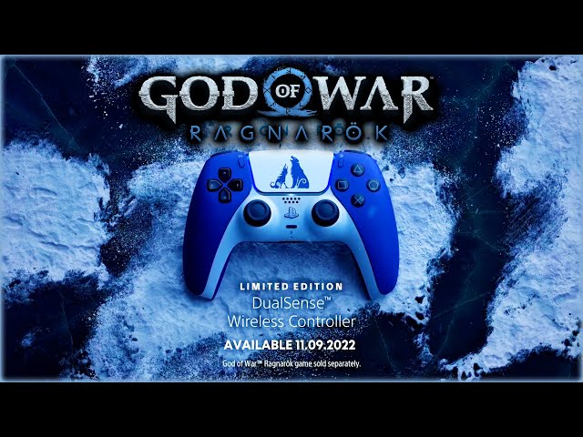 God of War Ragnarök vira tema de controle do PS5 - Drops de Jogos