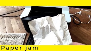 How to fix a Brother HL 1112E printer paper jam