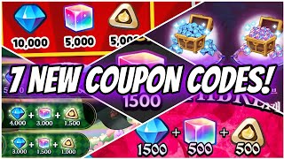 7 NEW COUPON CODES 😍🙏
