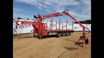 Lot 2020: 2010 Metavic Junior Log Loader Trailer Will Be Sold At Auction!