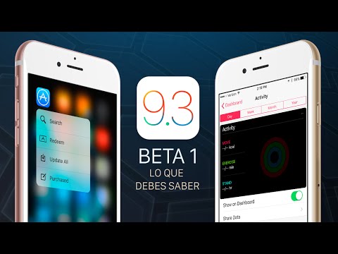 iOS 9.3 beta, novedades: modo noche, 3D touch, nueva app salud, y más