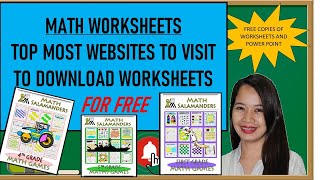 DOWNLOAD MATH WORKSHEETS FOR FREE (TOP WEBSITES TO VISITS)