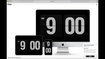 macOs Tutorial - How to Get Retro Flip Clock Screensaver For Mac and Windows Tutorial