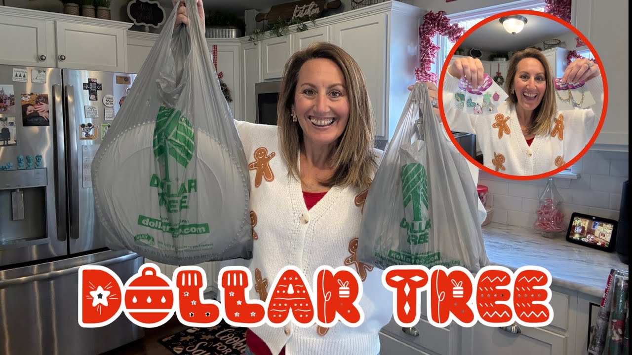 DOLLAR TREE HAUL | Brand NEW Launch At Dollar Tree | Getting Ready For Christmas 🎅🏻🎄🎁🍽️