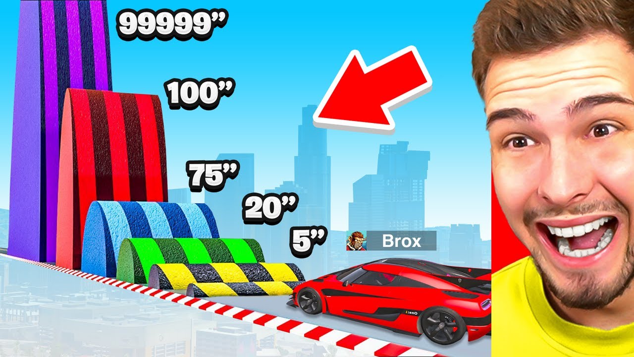 100 AUTOS vs. MEGA RAMPEN in GTA 5!