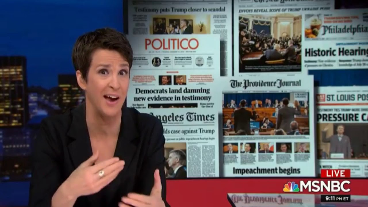 The Rachel Maddow Show November 14, 2019 - The Rachel Maddow 11/14/2019