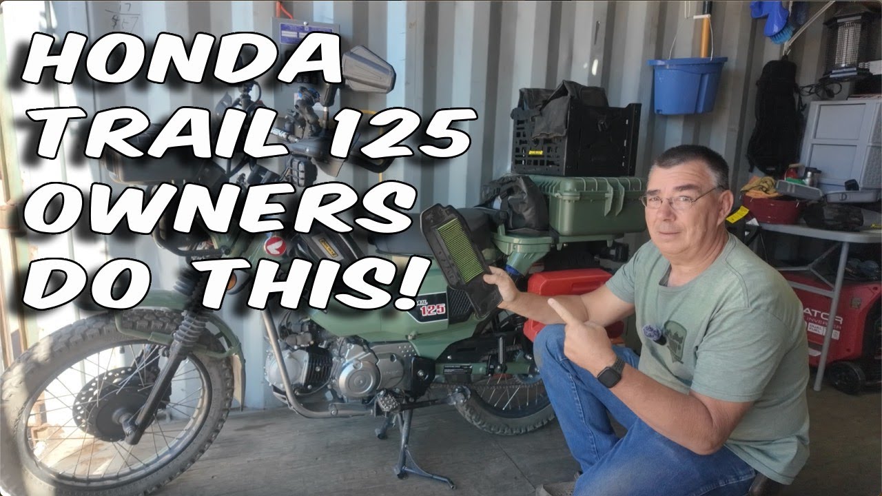 Honda CT125 Trail 125 How to Replace the Air Filter 