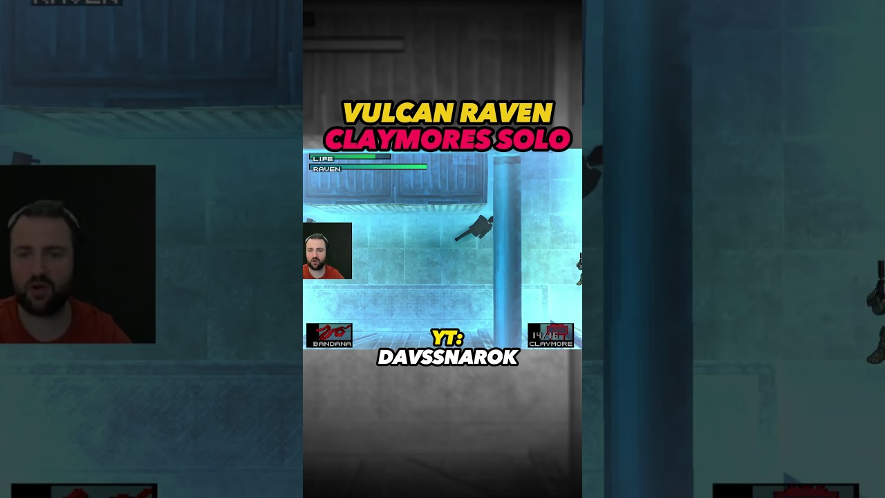 🌟 VULCAN RAVEN solo Claymores xD  🔴 en MGS1 👀 en dificultad DIFICIL 