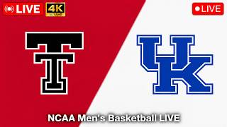 Kentucky vs Texas Tech LIVE | NCAA Men's Basketball LIVE | NCAAM LIVE