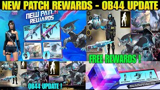 New patch rewards free fire 🤯🥳| New weapon royale free fire | Ob44 update free rewards | Ob44 update
