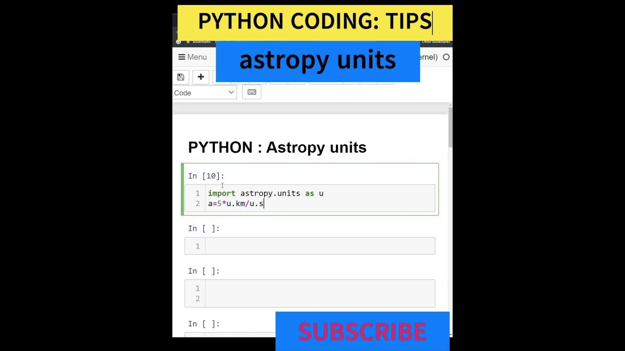 PYTHON ASTROPY| UNITS QUANTITIES FITS FILE| #youtubeshorts #coding # ...